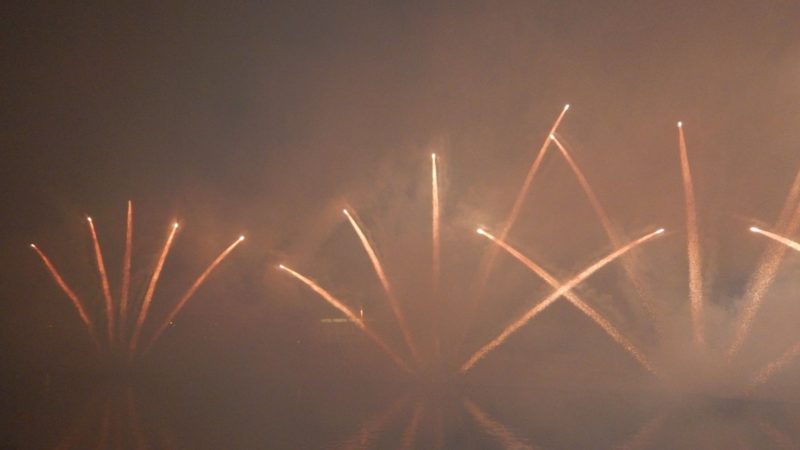 Kraków Wianki Sztuczne ognie